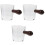 3Pcs Double Spout Measuring Cup With Wooden Handle Mini Sauce Pitcher 5