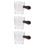 3Pcs Double Spout Measuring Cup With Wooden Handle Mini Sauce Pitcher 10