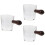 3Pcs Double Spout Measuring Cup With Wooden Handle Mini Sauce Pitcher 8