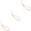 3Pcs Phone Charm Strap Moon Star Beaded Lanyard For Mobile 7