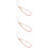 3Pcs Phone Charm Strap Moon Star Beaded Lanyard For Mobile 10