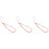 3Pcs Phone Charm Strap Moon Star Beaded Lanyard For Mobile 6