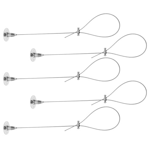 25 Pcs Wire Rope Hanger For Curtains Signs And Cables 1
