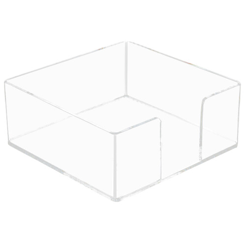 2Pcs Clear Acrylic Napkin Holder Transparent Dispenser Organizer 1