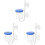 3Pcs Fish Tank Aquatic Bubbler Aquarium Diffuser Supply 4