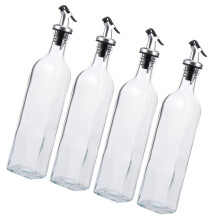 4Stk 250Ml Gewürz Glasflasche Würzflasche Mehrzweckflasche