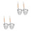 4 Pcs Stainless Steel Colander Strainer For 3