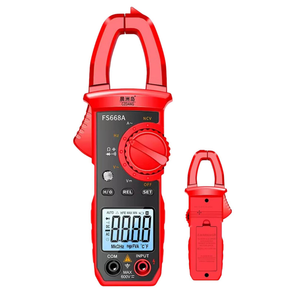 Dc Current Meter Auto-Ranging Clamp Meter, Smart Voltage Meter And Multimeter For Capacitance And Current 9016109273192
