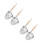 4 Pcs Stainless Steel Colander Strainer For 5