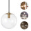 Glaskugel Deckenleuchte Modern Pendelleuchte Ohne 5