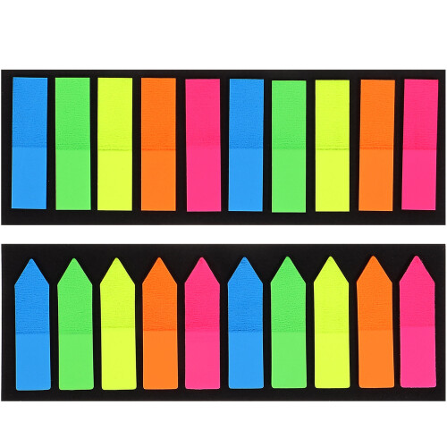8 Sets Sticky Index Tabs For Book Page Markers And Annotation
