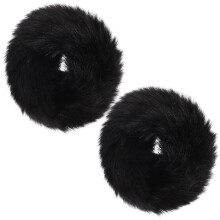 3 Pairs Faux Fur Wrist Cuffs Warmers