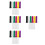 24 Pcs Refillable Essential Oil Breath Sticks With Unscented Wicks 5