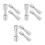 9 Pcs Stainless Steel Countersunk Screws For Handle Replacement 6