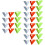 60 Pcs Football Triangle Sign Plates For Training 9