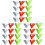 60 Pcs Football Triangle Sign Plates For Training 5