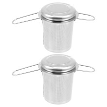2 Sets Tee-Infuser Aus Mit Faltbarem Griff