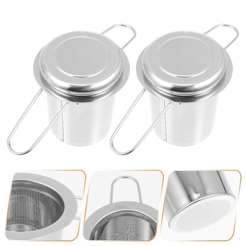 2 Sets Tee-Infuser Aus Mit Faltbarem Griff 2