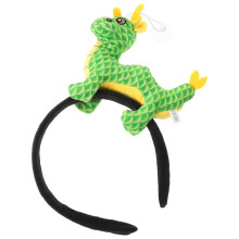 5Pcs Chinese Zodiac Plush Dragon Headband For New Year Party