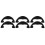 3 Pairs Skateboard Deck Guards Shock Absorbing Edge Protection Strip 7