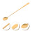 5Pcs Stainless Steel Long Handle Coffee Mixing Spoon 11