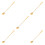 5Pcs Stainless Steel Long Handle Coffee Mixing Spoon 7