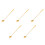 5Pcs Stainless Steel Long Handle Coffee Mixing Spoon 8
