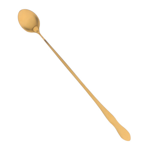 5Pcs Stainless Steel Long Handle Coffee Mixing Spoon 2