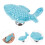 4Pcs Fish Shaped Ceramic Cabinet Knob Drawer Pull Furniture Handle 5