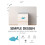 4Pcs Fish Shaped Ceramic Cabinet Knob Drawer Pull Furniture Handle 6