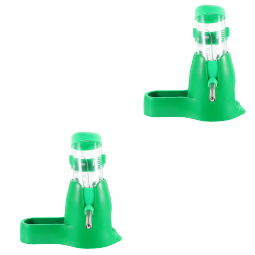 2 Sets Hamster Water Bottle With Bracket For Small Pets 2