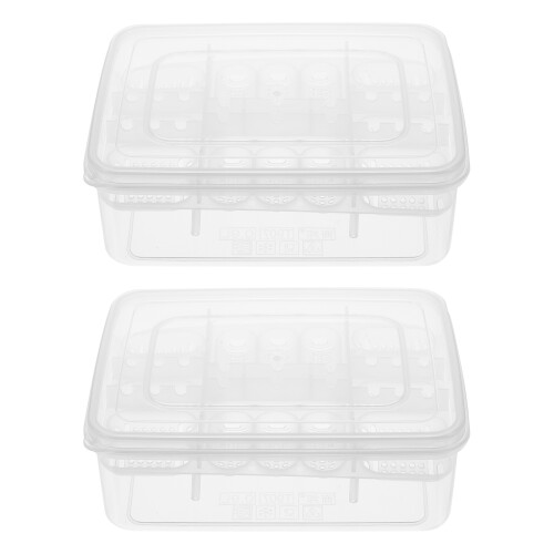 6 Pcs 16-Compartment Egg Incubation Tray For Reptile Hatchery