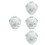 4 Sets Ceramic Stewing Pot With Lid For Household Use 3