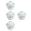 4 Sets Ceramic Stewing Pot With Lid For Household Use 7