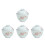 4 Sets Ceramic Stewing Pot With Lid For Household Use 2