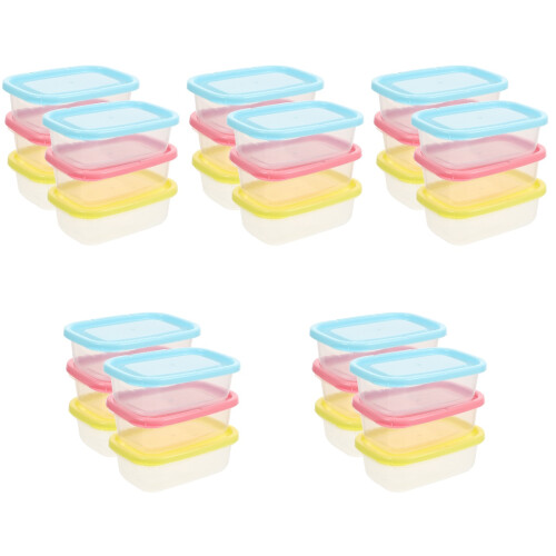 30 Pcs Sealing Food Containers Multi-Function Reusable Freezer Boxes 2