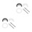 2 Sets Faucet Nut Fastening Circlip Tap Mounting Tool 4