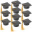 80 Pcs Mini Graduation Hat Goblet Covers 3