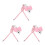 3Pcs Bow Phone Charm Keychain For Mobile Case And Bag Decoration 7