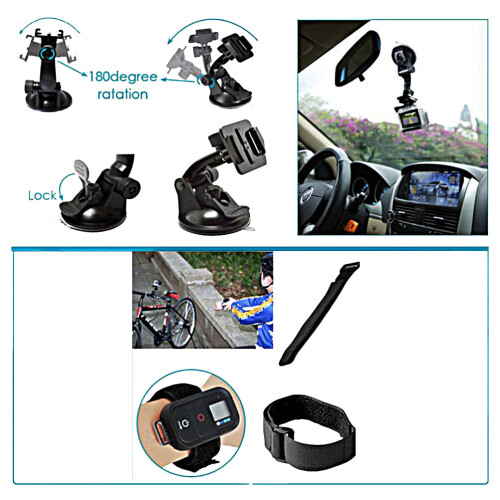 42 In 1 Action Camera Accessories Kit With Selfie Stick And Frame 2