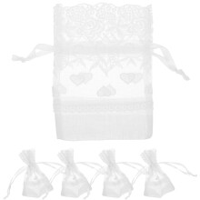 25Pièces Sacs Cadeaux Fête Filet Storage