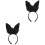 2Pcs Rabbit Ear Hair Clasp For Carnival Party 3