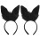 2Pcs Rabbit Ear Hair Clasp For Carnival Party 2