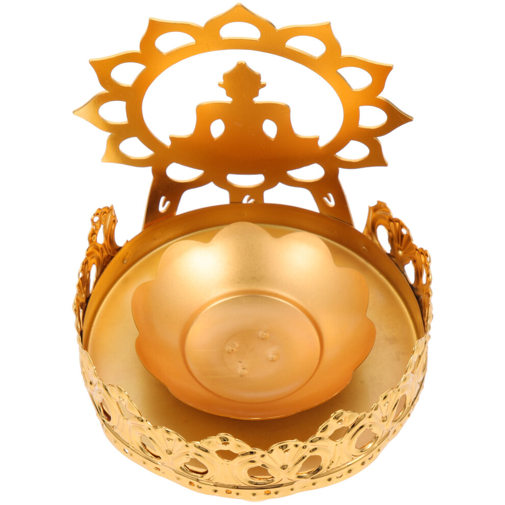 2Pcs Metal Candle Holder Shadow Buddha Table Decoration-image-OPC-PKWSWRZ-NEW
