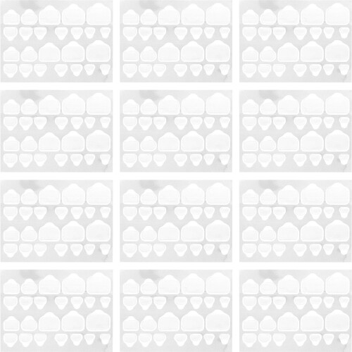40 Sheets Transparent Nail Adhesive Tabs For Fake Nail Tips 1
