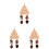 3Pcs Bird Chewing Toy For Parrot, Hanging Cage Accessory 4