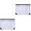 2 Pcs 2022 Wall Hanging Calendar Indoor Schedule Plan Note 3