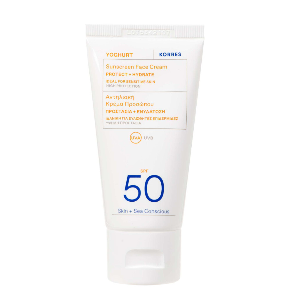 Korres Sun Care Yoghurt Sunscreen Face Spf50 50Ml Cream