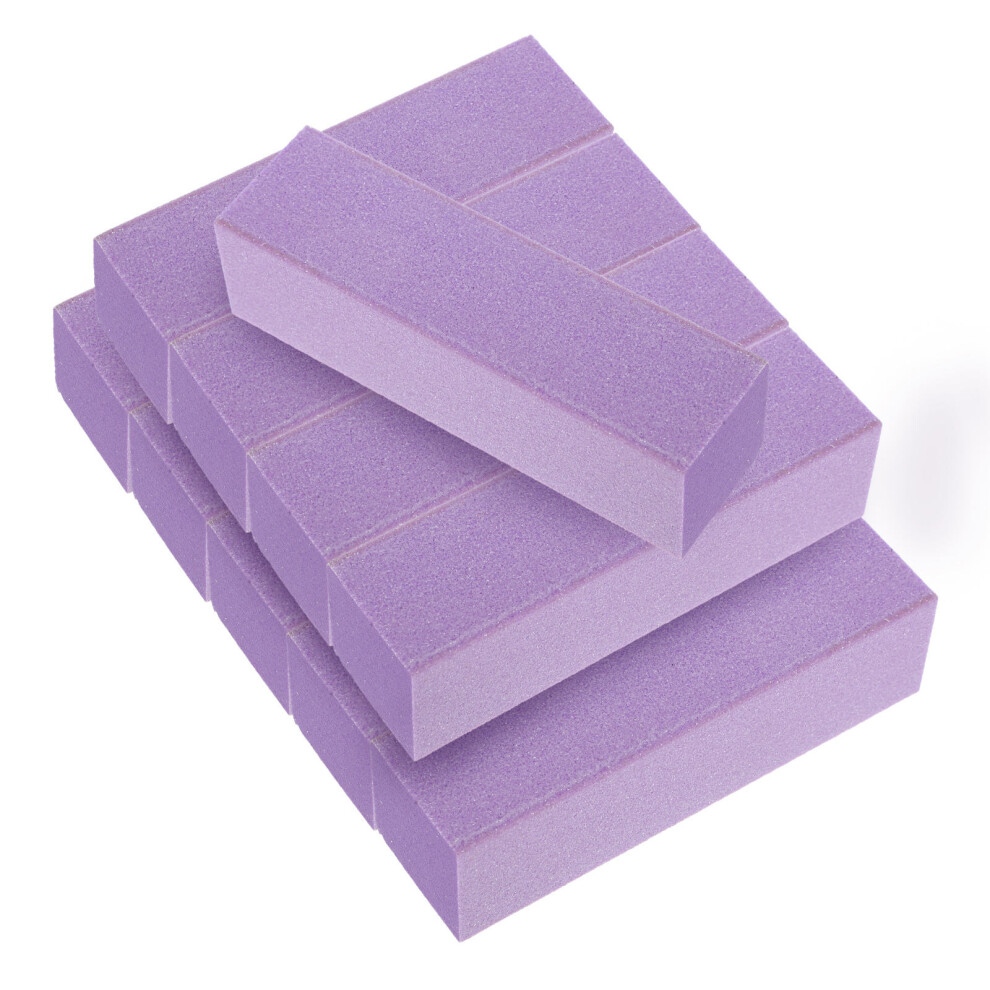 Inoomp 40 Pcs Manicure Files Nail Buffer Blocks Sponge