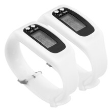 6 Pcs Digital LCD Pedometer Watch With Step Calorie Distance Tracker